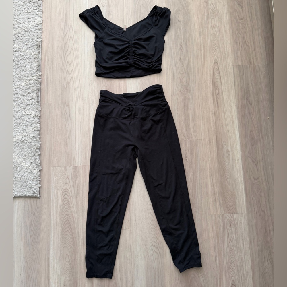FP Movement by Free People Black Two-Piece Set